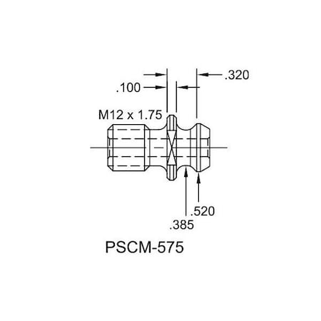 Tj Davies Co Coolant Through Retention Knob PSCM-575